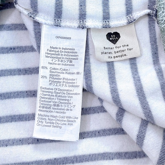 Madewell MWL Velour Stripe Crewneck - Picture 10 of 15